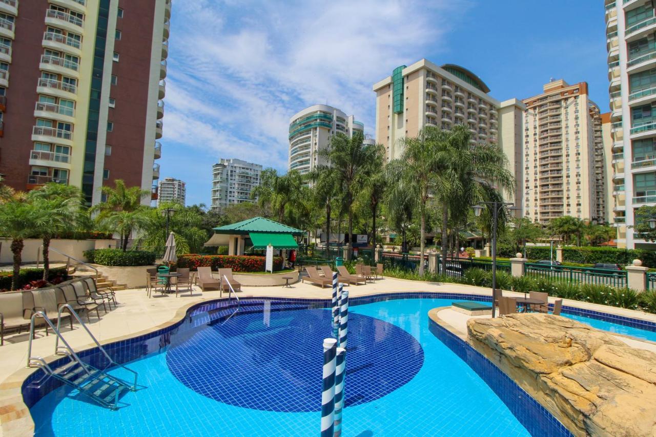 Barra Da Tijuca - 508 - De Frente Para Maravilhosa Piscina - Estacionamento Gratuito - Academia Comphania Atletica - Balsa Para Praia Gratis - Microondas - Geladeira Grande - Recepcao 24Horas - Wi-Fi - Com Pia Rio de Janeiro Extérieur photo