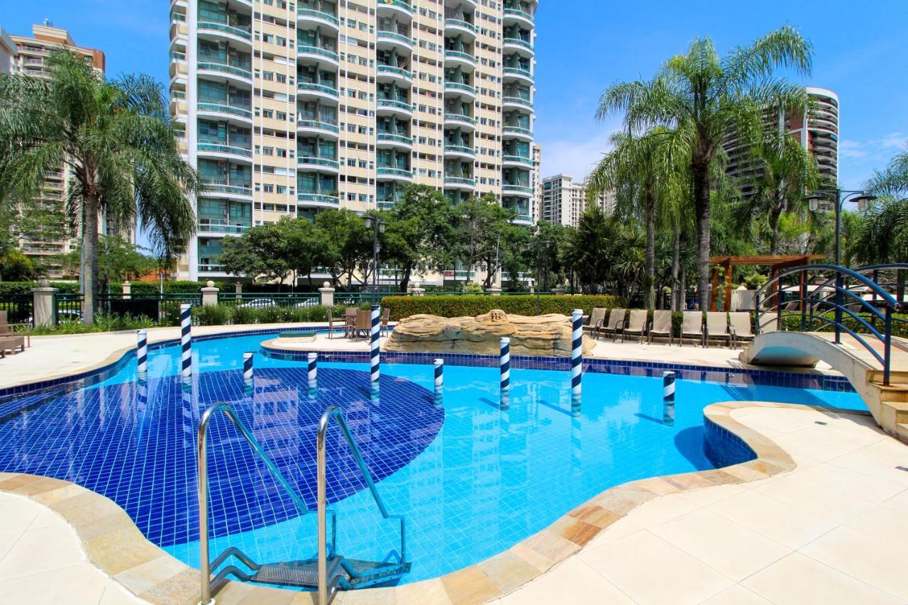 Barra Da Tijuca - 508 - De Frente Para Maravilhosa Piscina - Estacionamento Gratuito - Academia Comphania Atletica - Balsa Para Praia Gratis - Microondas - Geladeira Grande - Recepcao 24Horas - Wi-Fi - Com Pia Rio de Janeiro Extérieur photo