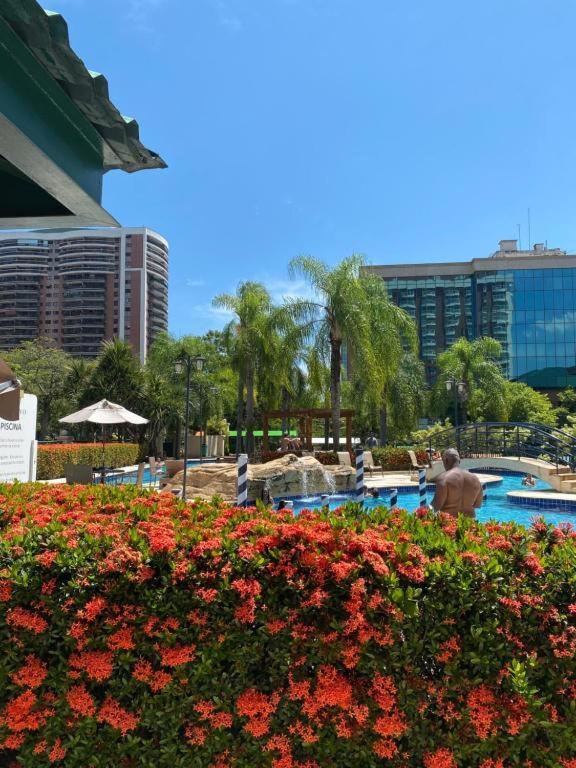 Barra Da Tijuca - 508 - De Frente Para Maravilhosa Piscina - Estacionamento Gratuito - Academia Comphania Atletica - Balsa Para Praia Gratis - Microondas - Geladeira Grande - Recepcao 24Horas - Wi-Fi - Com Pia Rio de Janeiro Extérieur photo